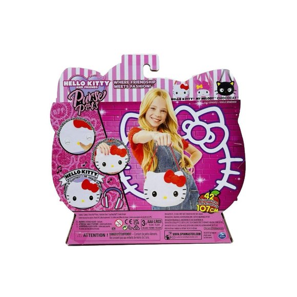 Purse Pets Hello Kitty Interactive Purse 30+ Sounds & Reactions - Picture 3 of 6